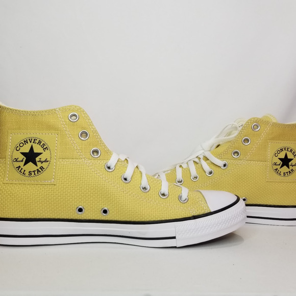 Converse Unisex  CTAS Canvas Hi Top Sneaker Men  Size 10.5 A07500F Sunflower NWB - Picture 3 of 9